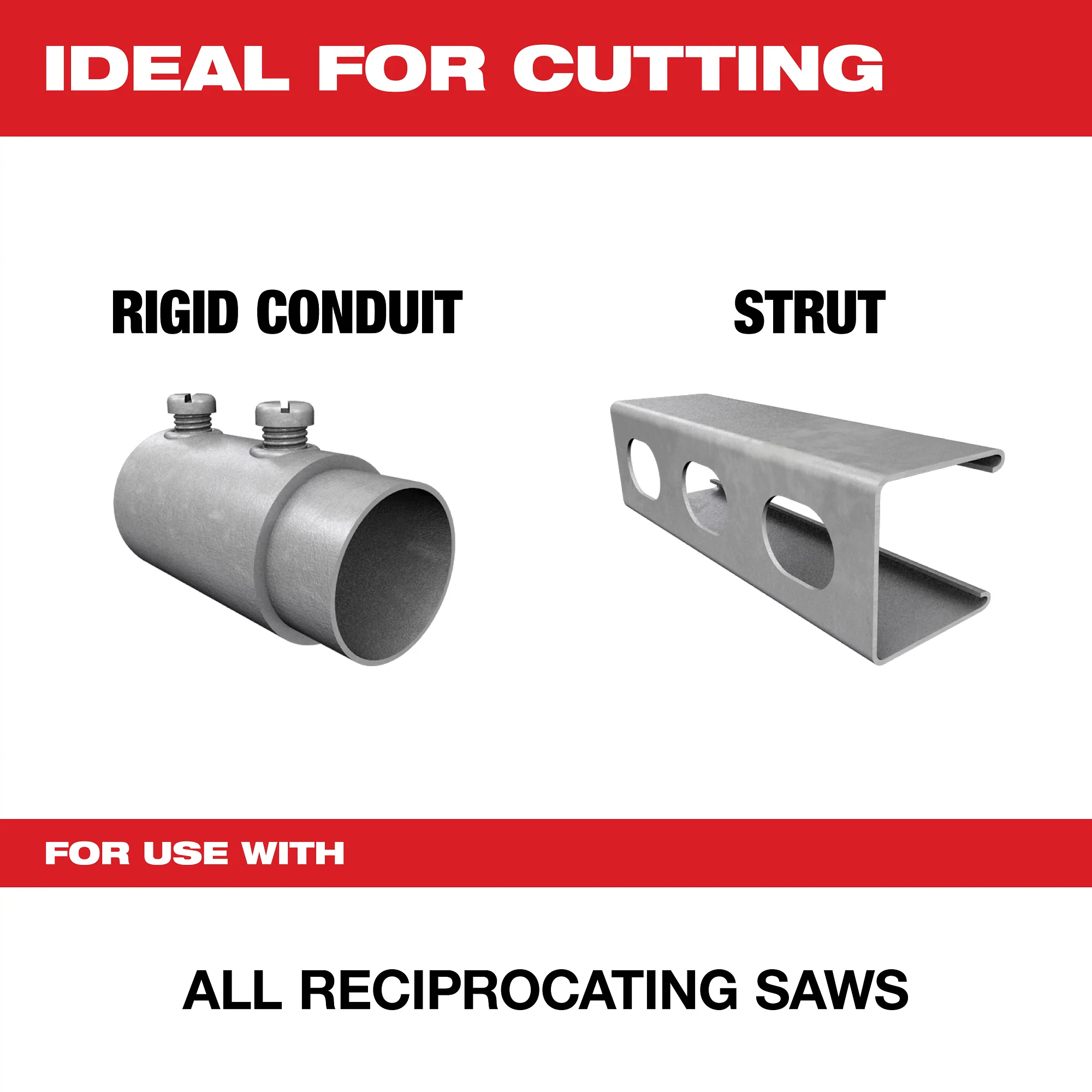 Milwaukee 9" 18 TPI SAWZALL Blade for Medium Metal - Image 3