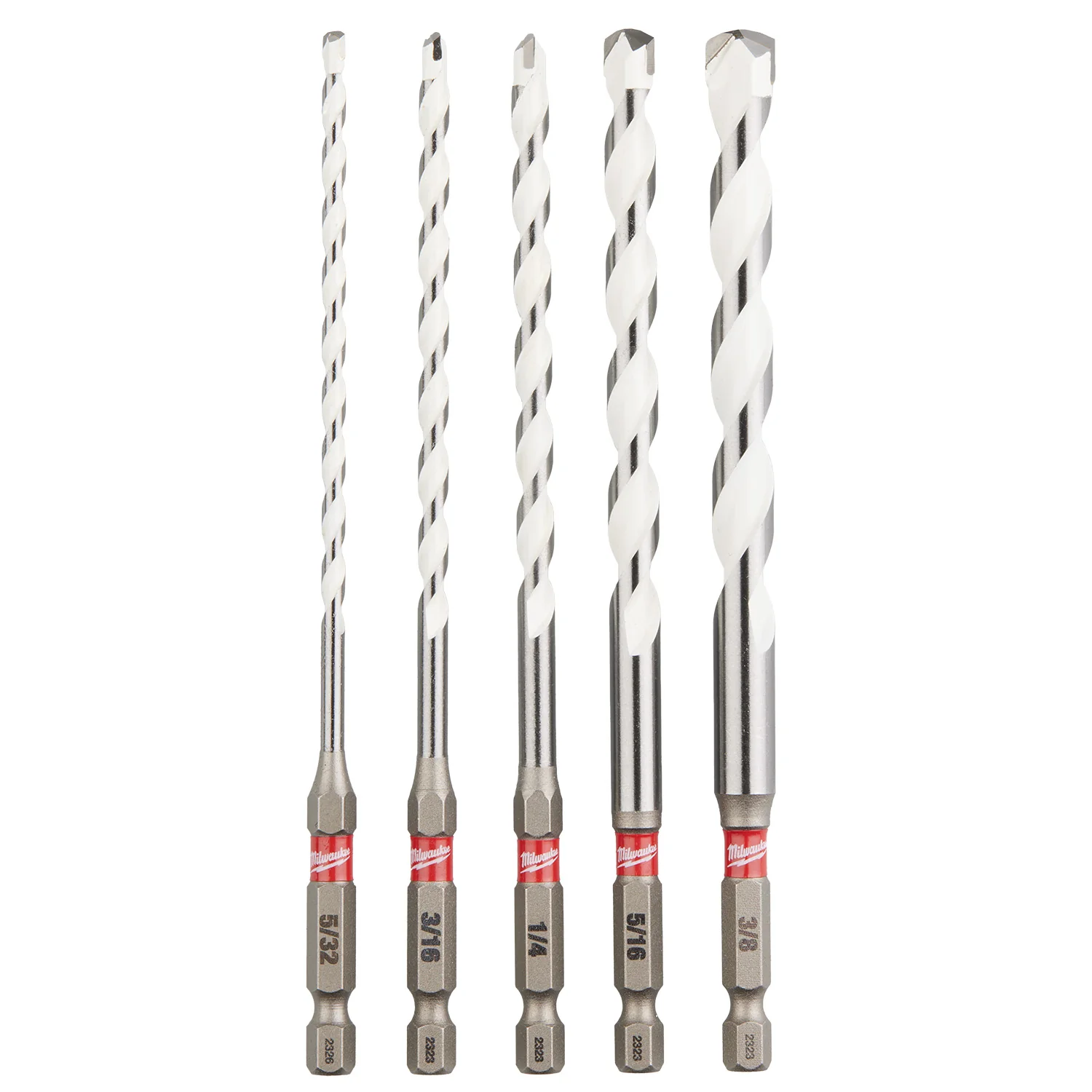 Milwaukee 5 pc. SHOCKWAVE Impact Duty Carbide Multi-Material Drill Bit Set