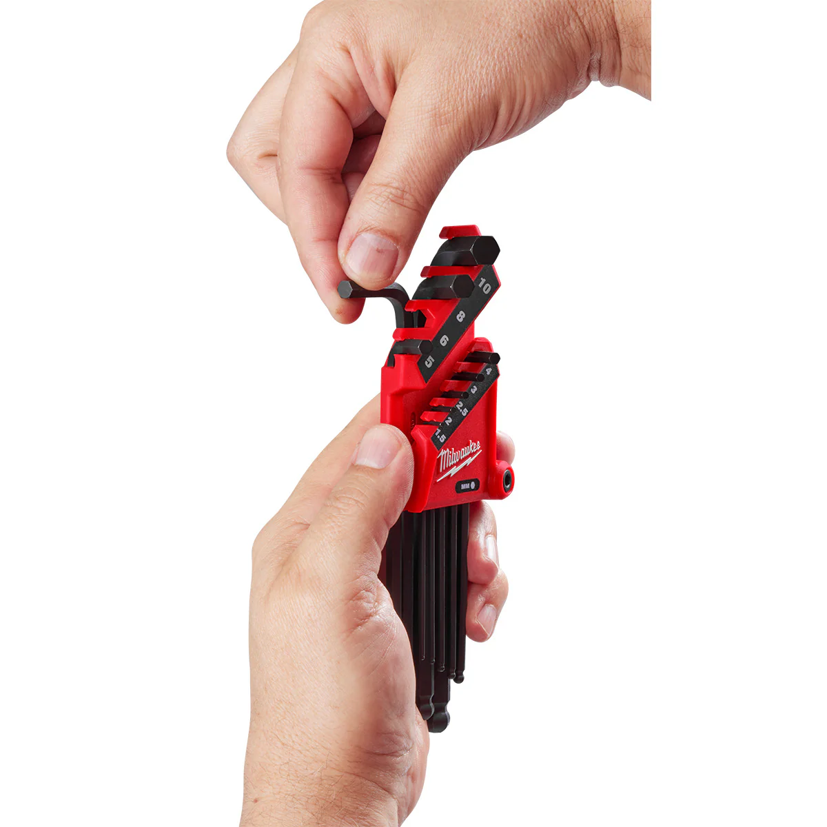Milwaukee 9-Key Ball End L-Style Hex Key Set - Metric - Image 4
