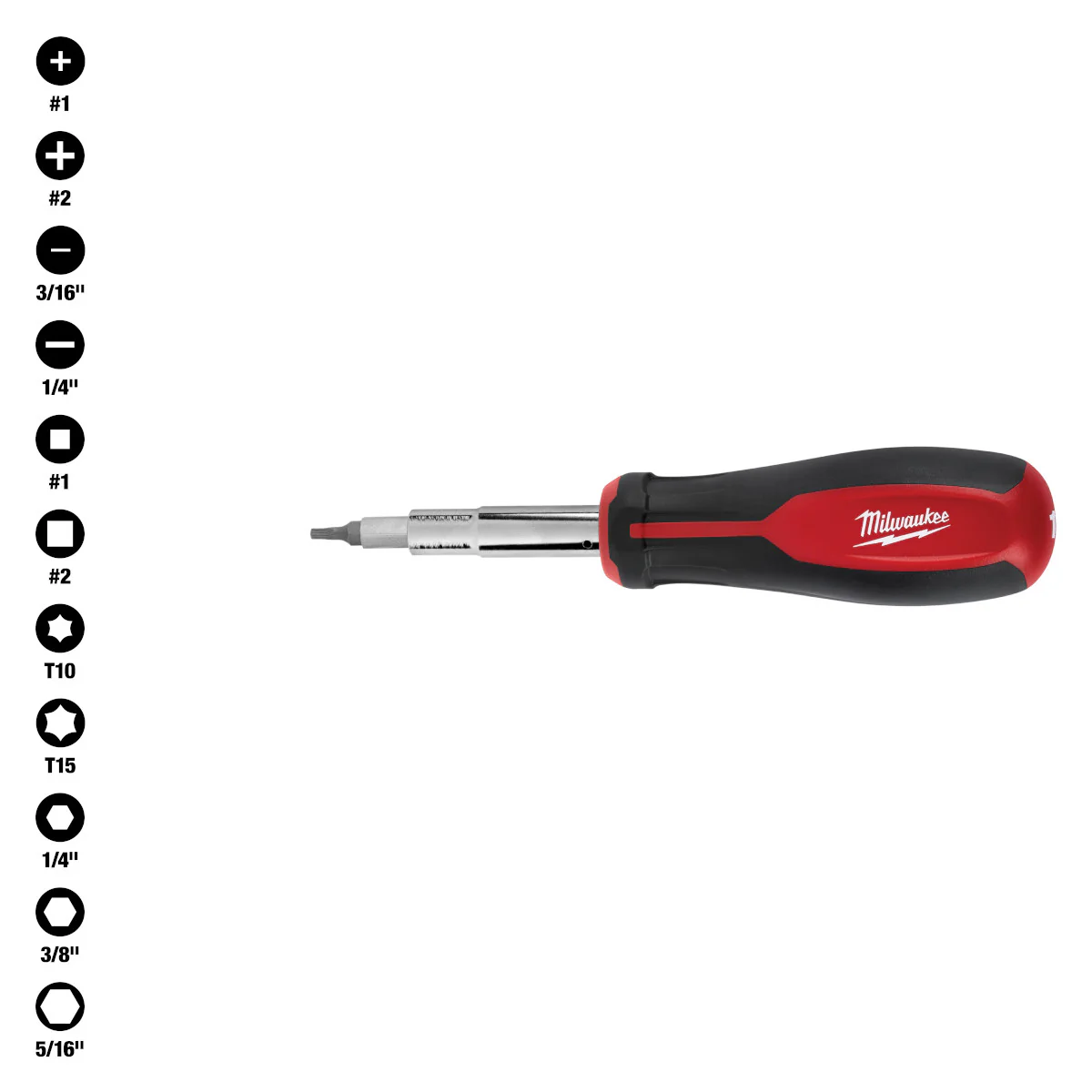 Milwaukee 11-in-1 Multi-Bit Screwdriver - Image 6