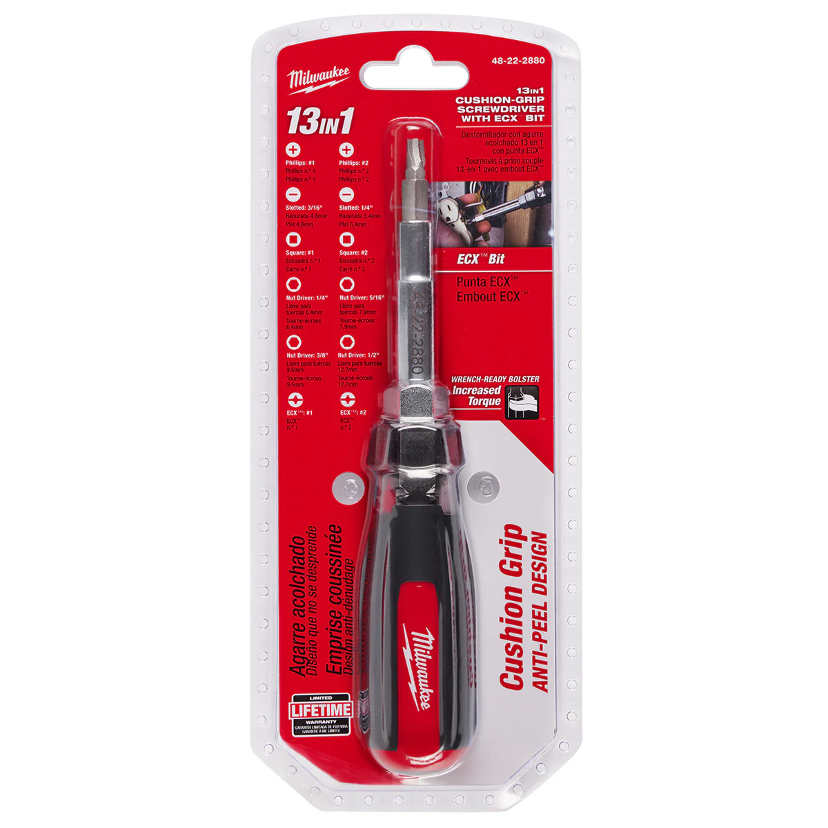 Milwaukee 13-in-1 Cushion-Grip Screwdriver with ECX - Image 9