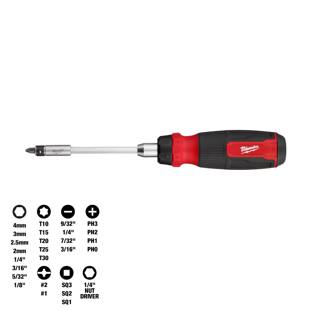 Milwaukee 27-in-1 Ratcheting Multi-Bit Screwdriver - Image 4