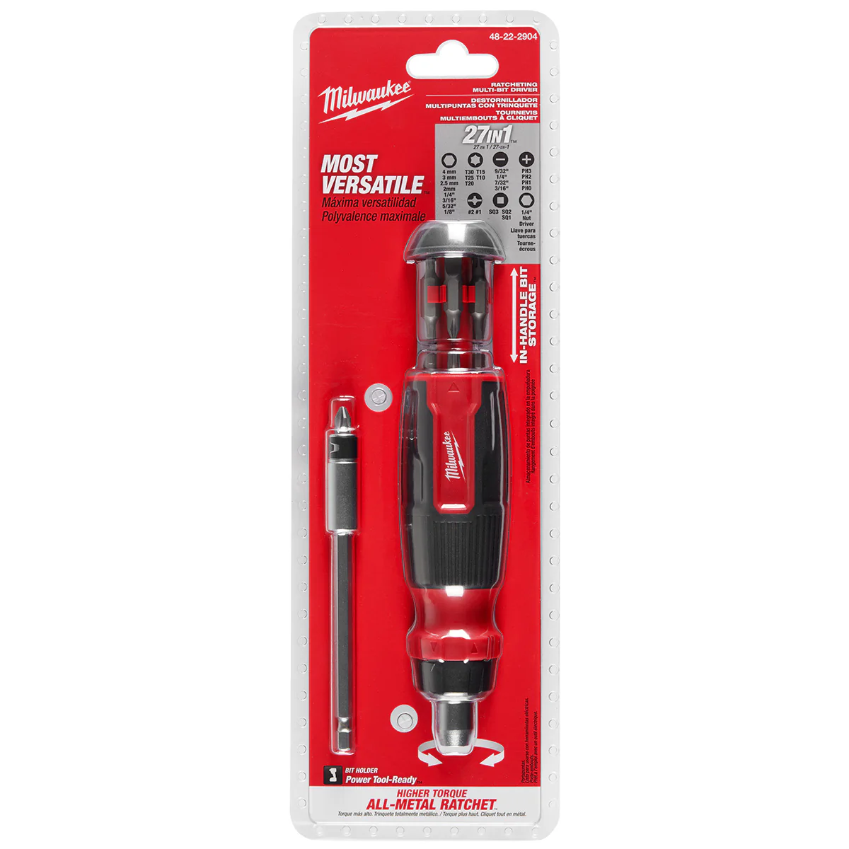 Milwaukee 27-in-1 Ratcheting Multi-Bit Screwdriver - Image 7