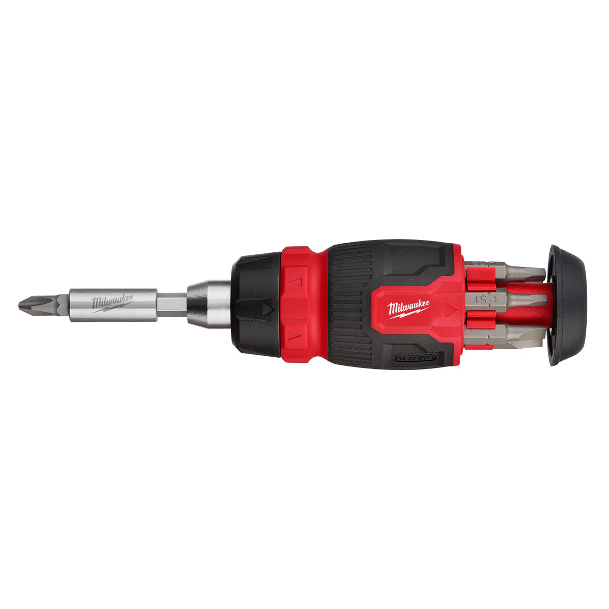 Milwaukee 8-in-1 Ratcheting Compact Multi-Bit Screwdriver - Image 2