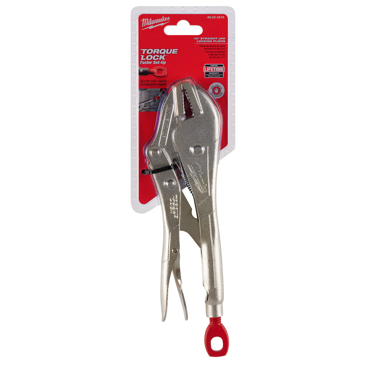 Milwaukee 10" TORQUE LOCK Straight Jaw Locking Pliers - Image 2