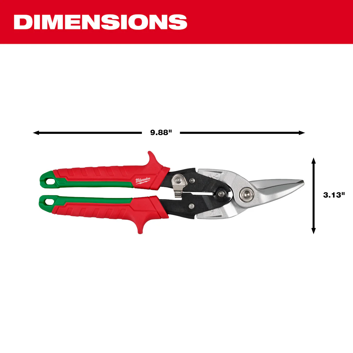 Milwaukee Right Cutting Aviation Snips - Image 6