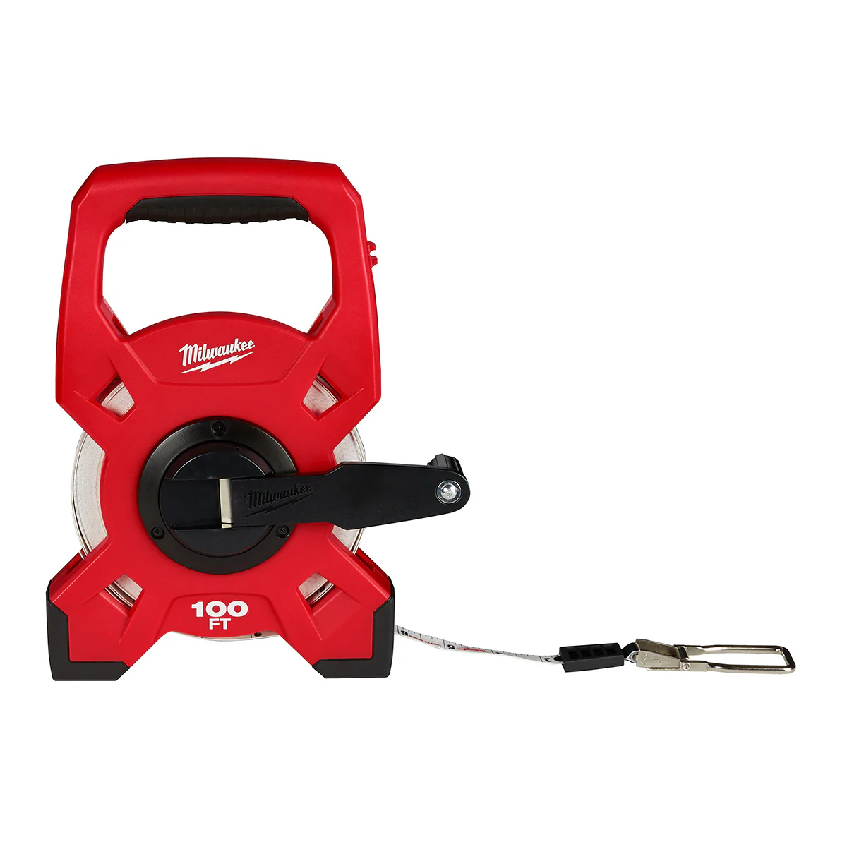 Milwaukee 100ft Fiberglass Open Reel Long Tape Measure - Image 2