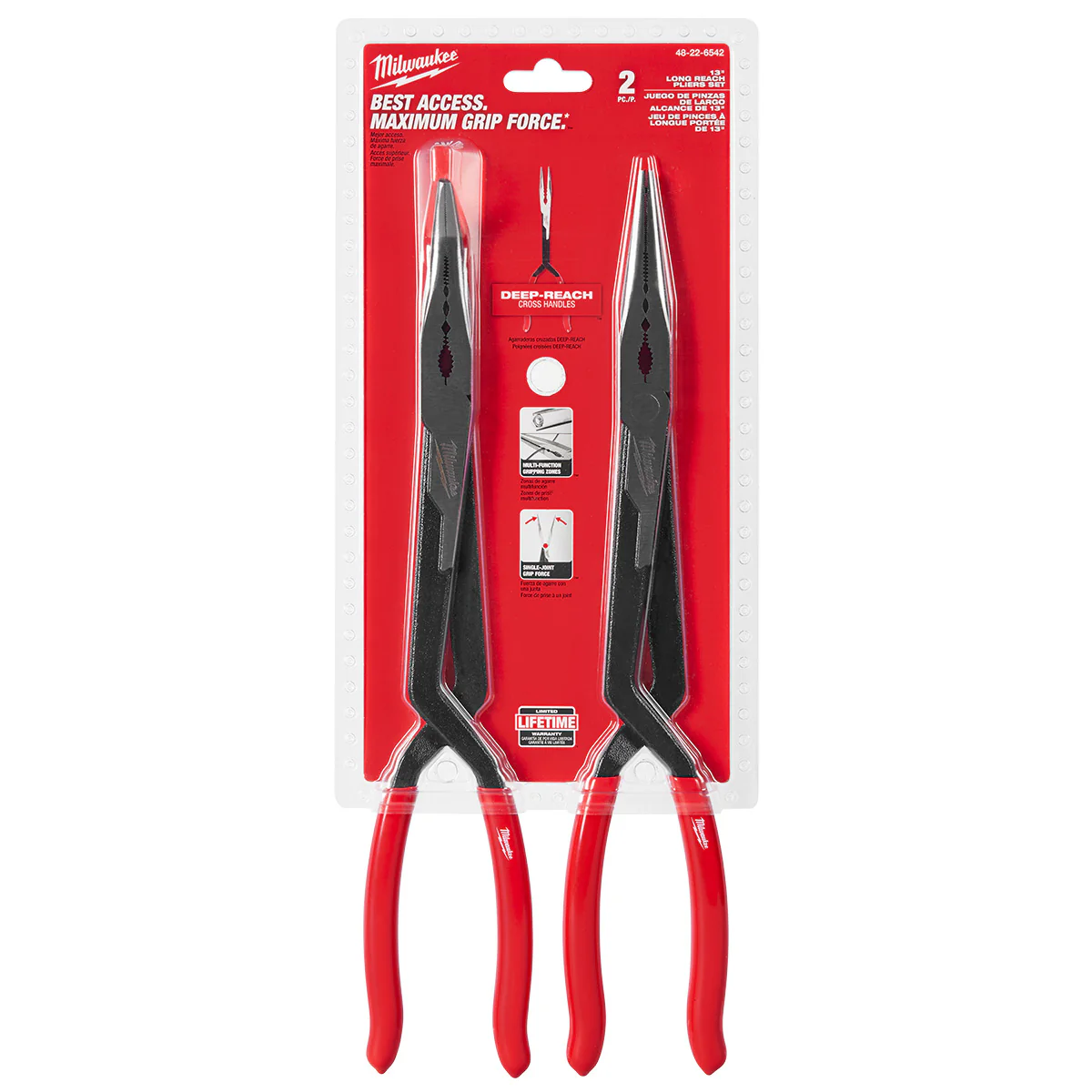 Milwaukee 2 pc. Long Reach Pliers Set - Image 6