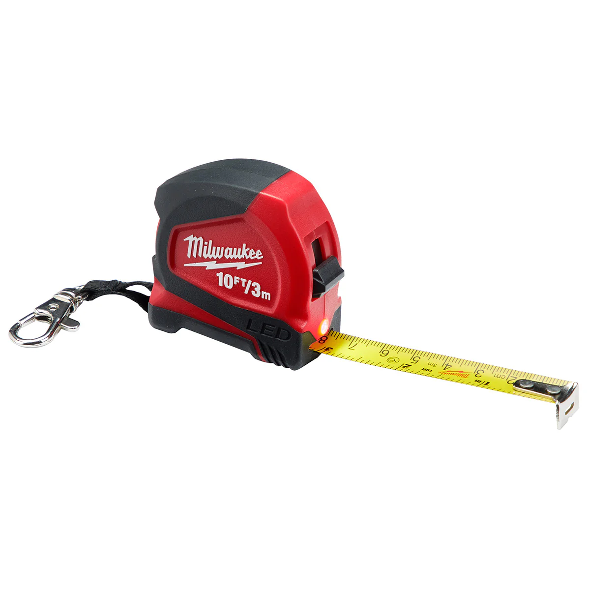 Milwaukee 10ft/3m Keychain Tape Measure w/ LED - Image 3
