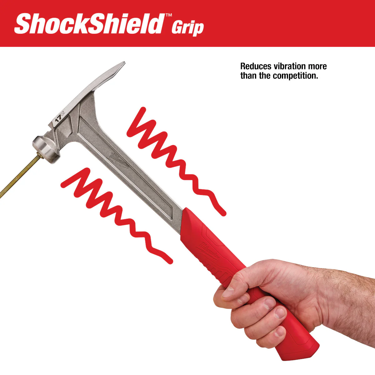 Milwaukee 17 oz. Smooth Face Framing Hammer - Image 10