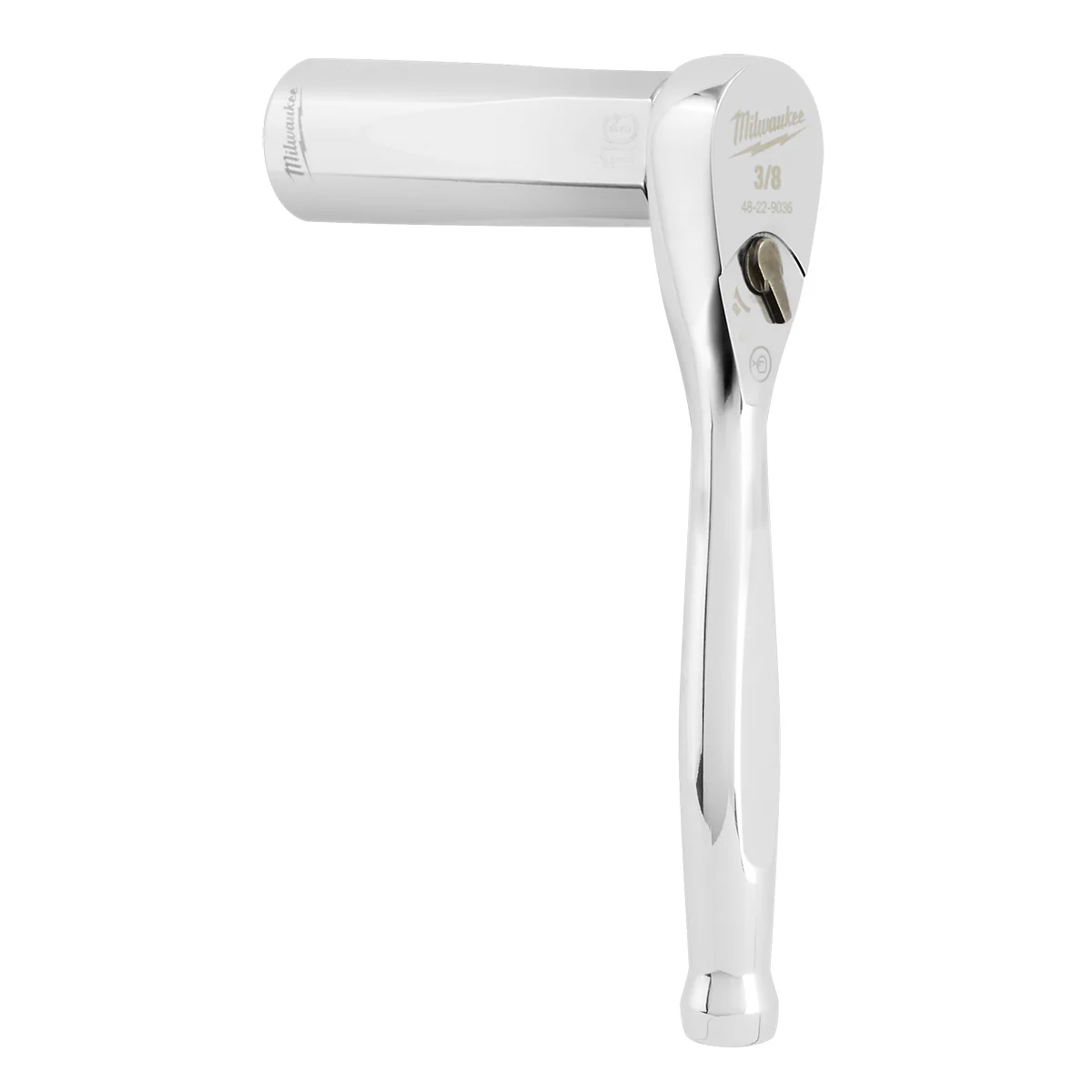 Milwaukee 3/8" Drive Stubby 5" Ratchet - Image 3