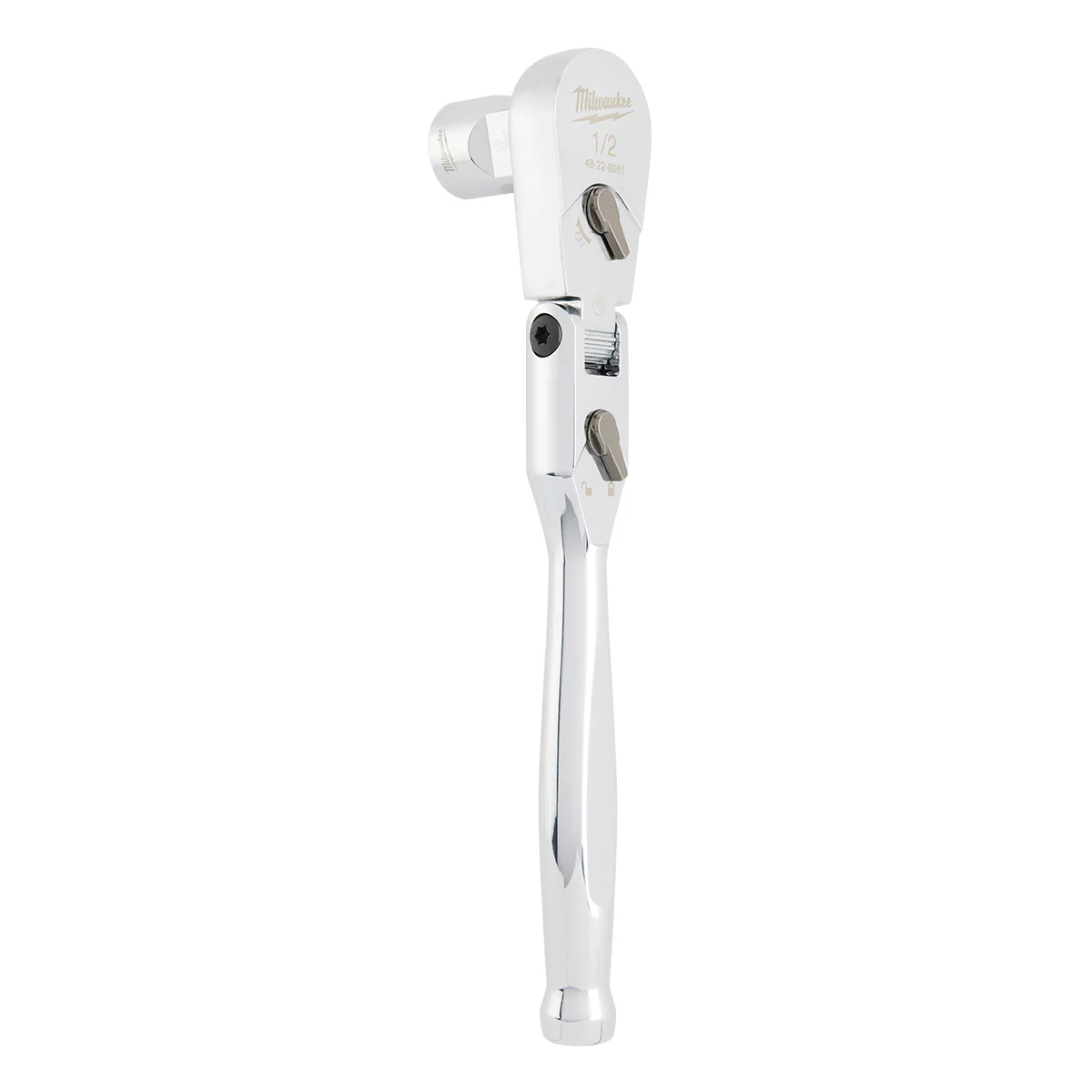 Milwaukee 1/2" Drive 11" Flex Head Ratchet - Image 4