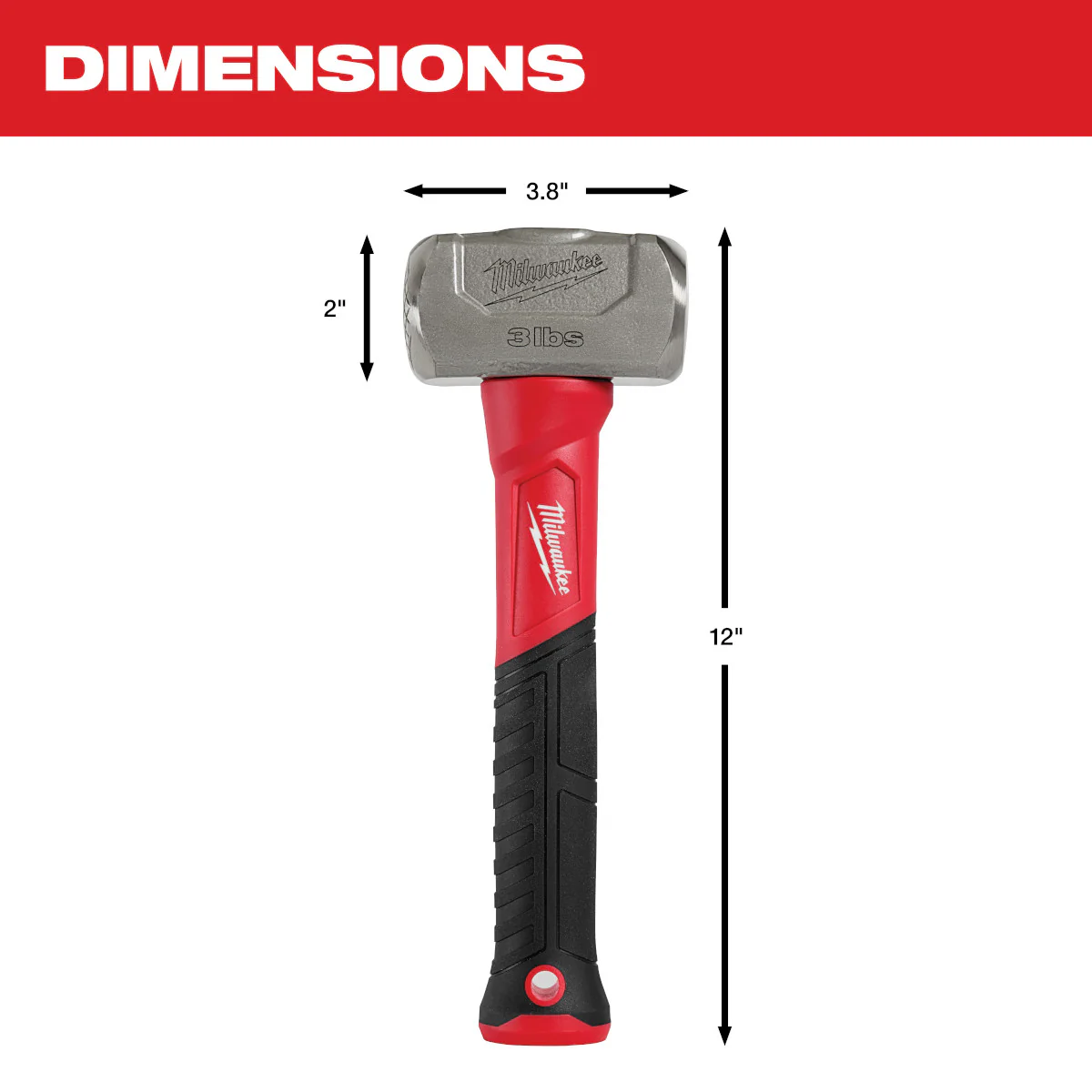 Milwaukee 3 lbs Fiberglass Drilling Hammer - Image 7