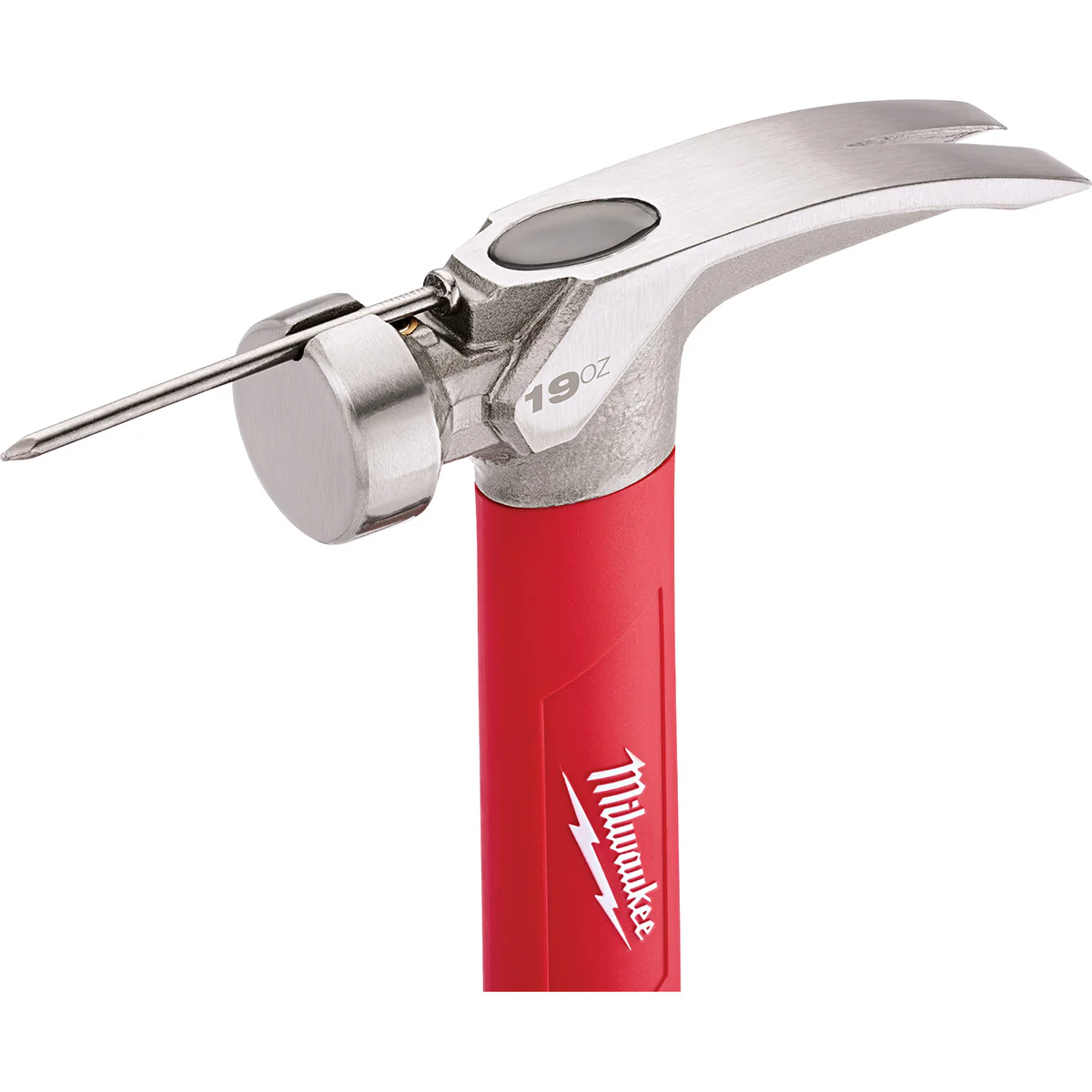 Milwaukee 19 oz. Smooth Face Poly/Fiberglass Handle Hammer - Image 5
