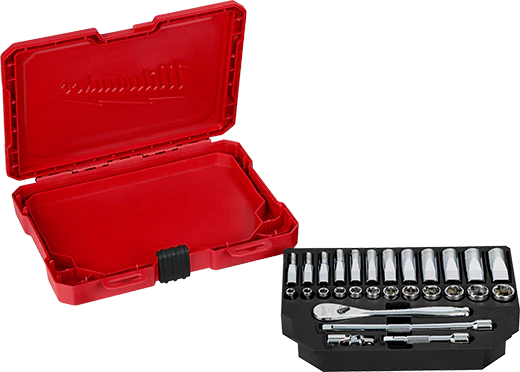 Milwaukee 1/4" Drive 28 pc. Ratchet & Socket Set - Metric - Image 12