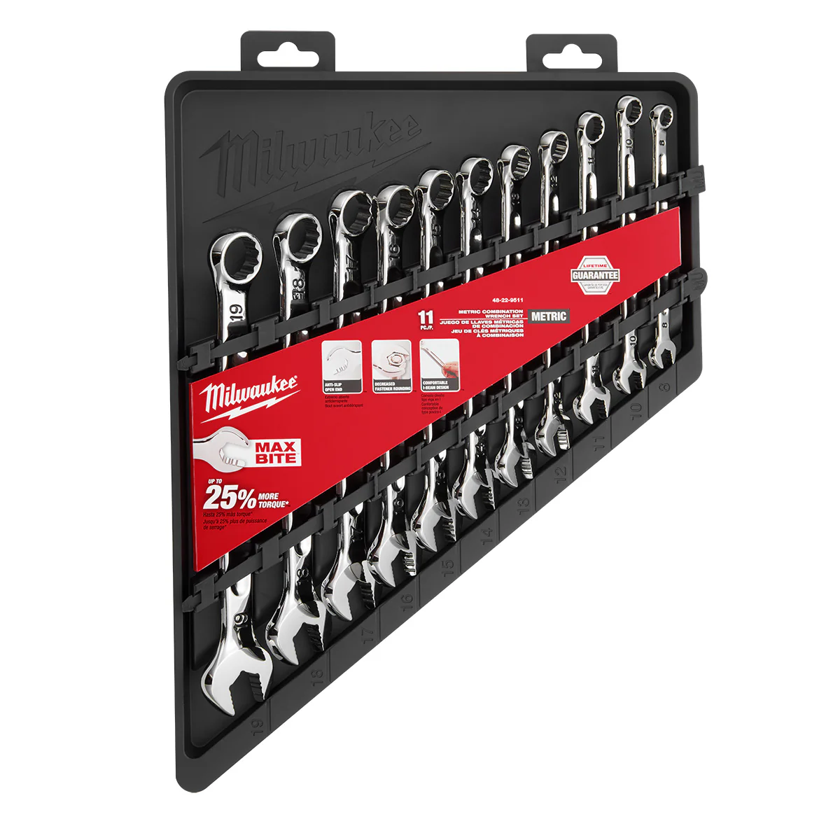 Milwaukee 11 pc. Metric Combination Wrench Set - Image 2