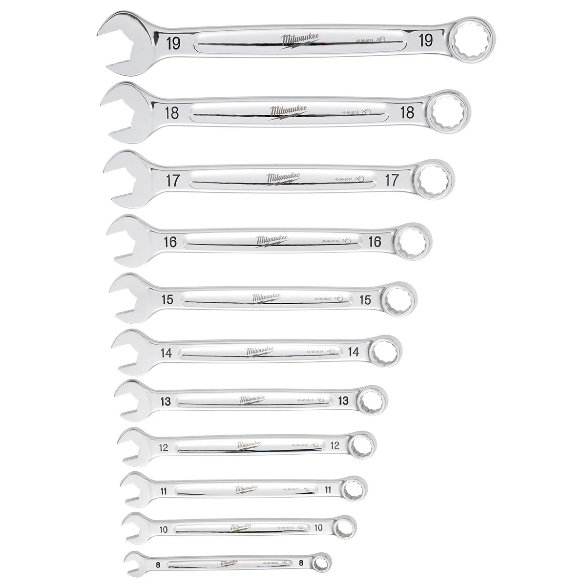 Milwaukee 11 pc. Metric Combination Wrench Set - Image 4