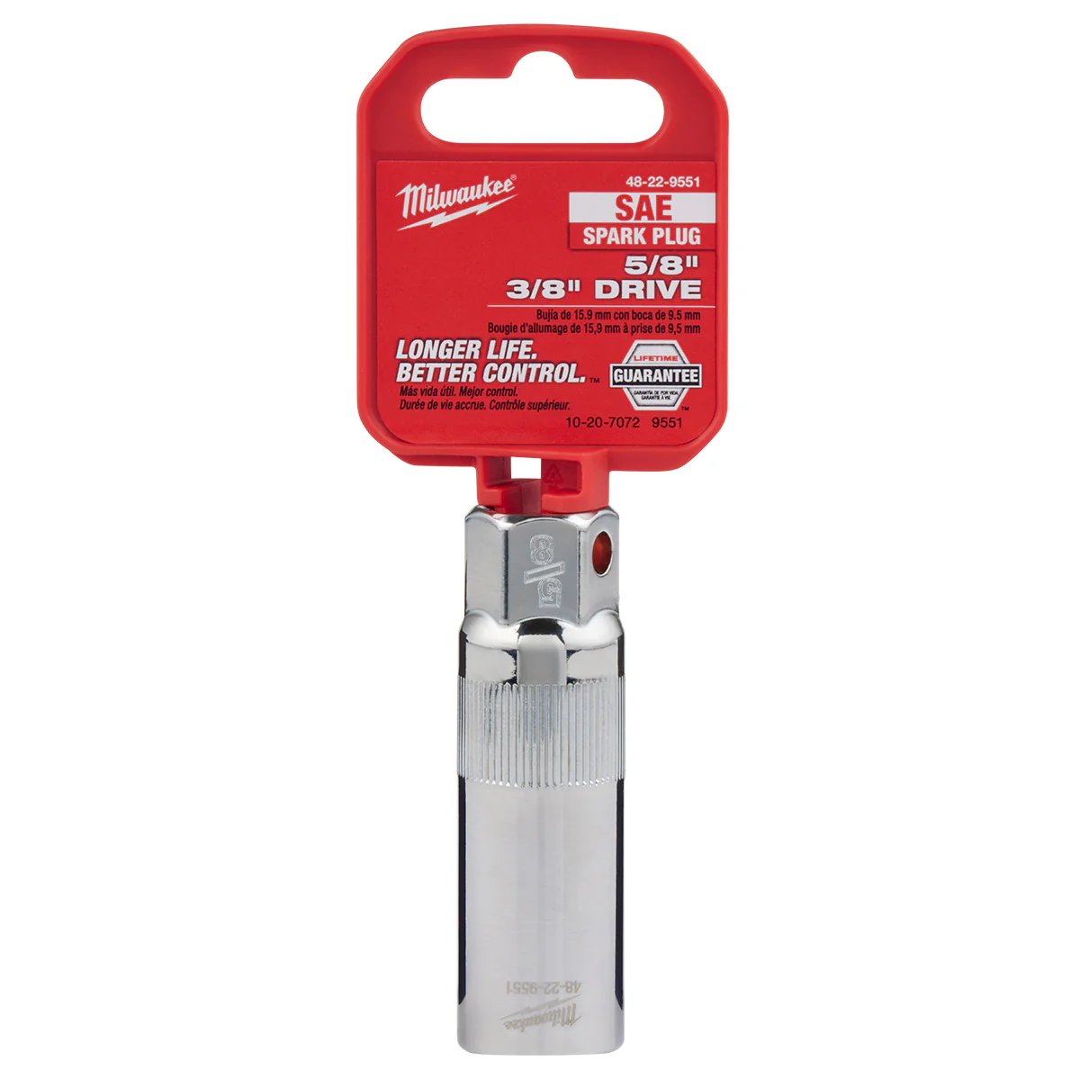 Milwaukee 3/8" Drive 5/8" Spark Plug Socket - Image 5