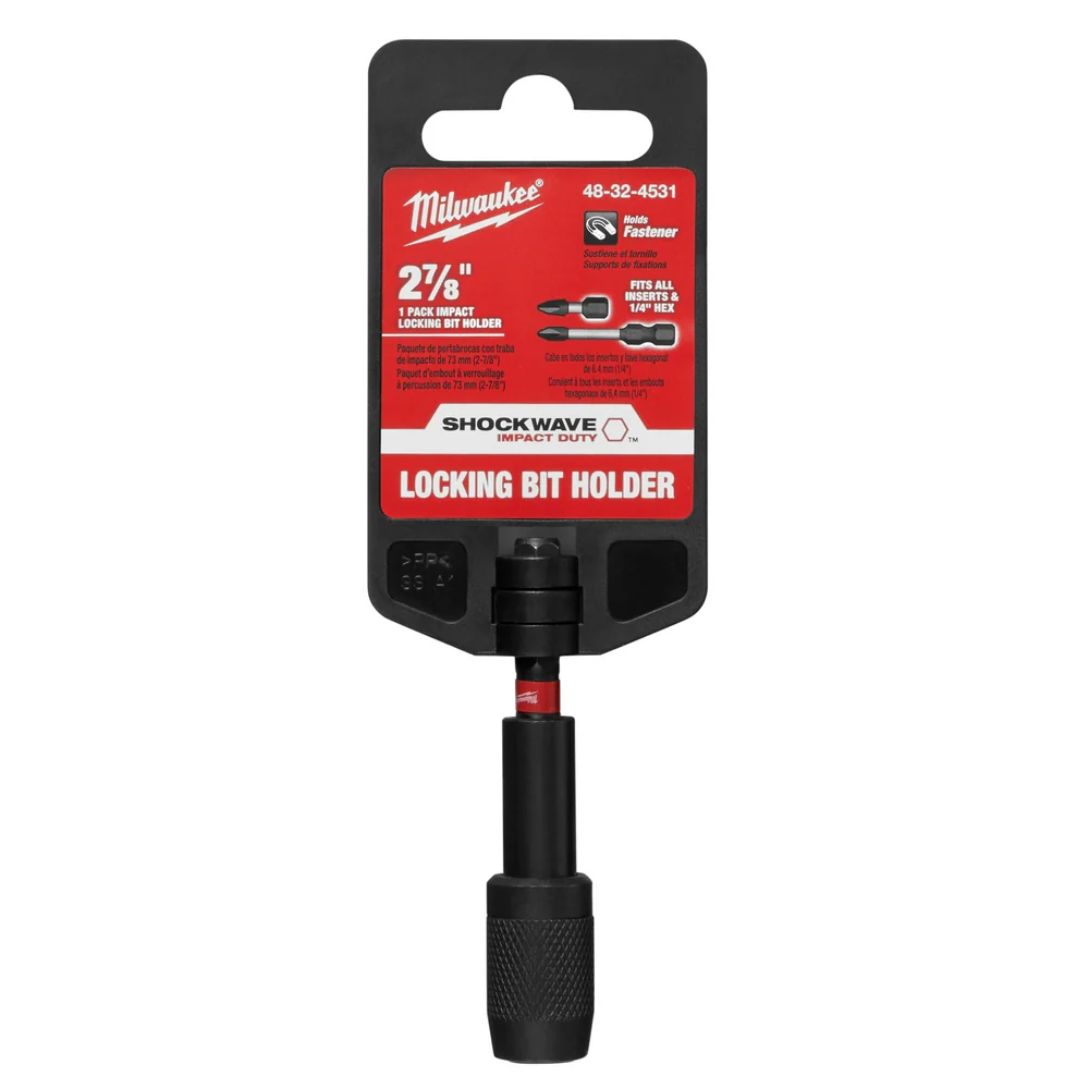 Milwaukee SHOCKWAVE 2-7/8" Impact Locking Bit Holder - Image 2