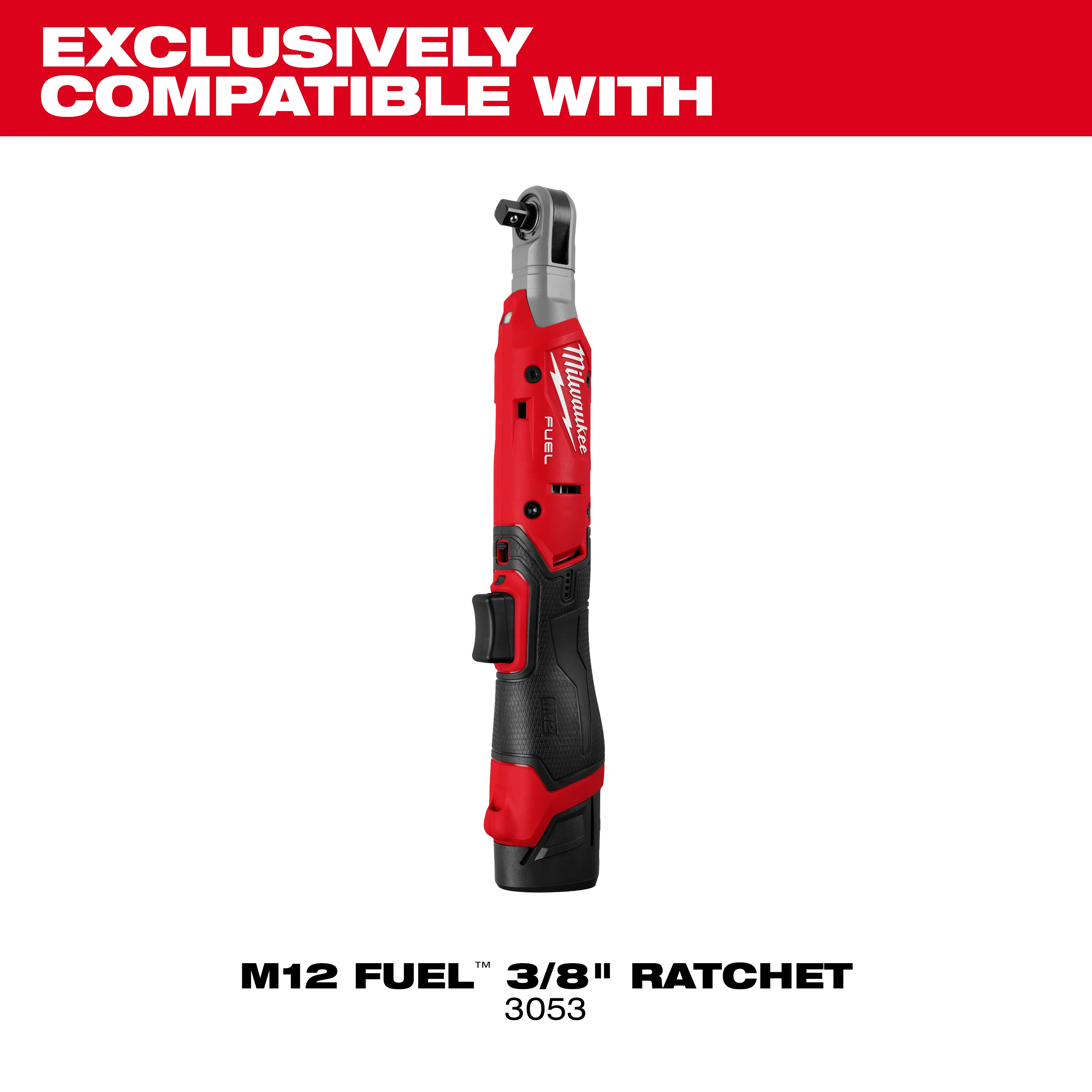 Milwaukee M12 FUEL 3/8” Ratchet Protective Boot - Image 3