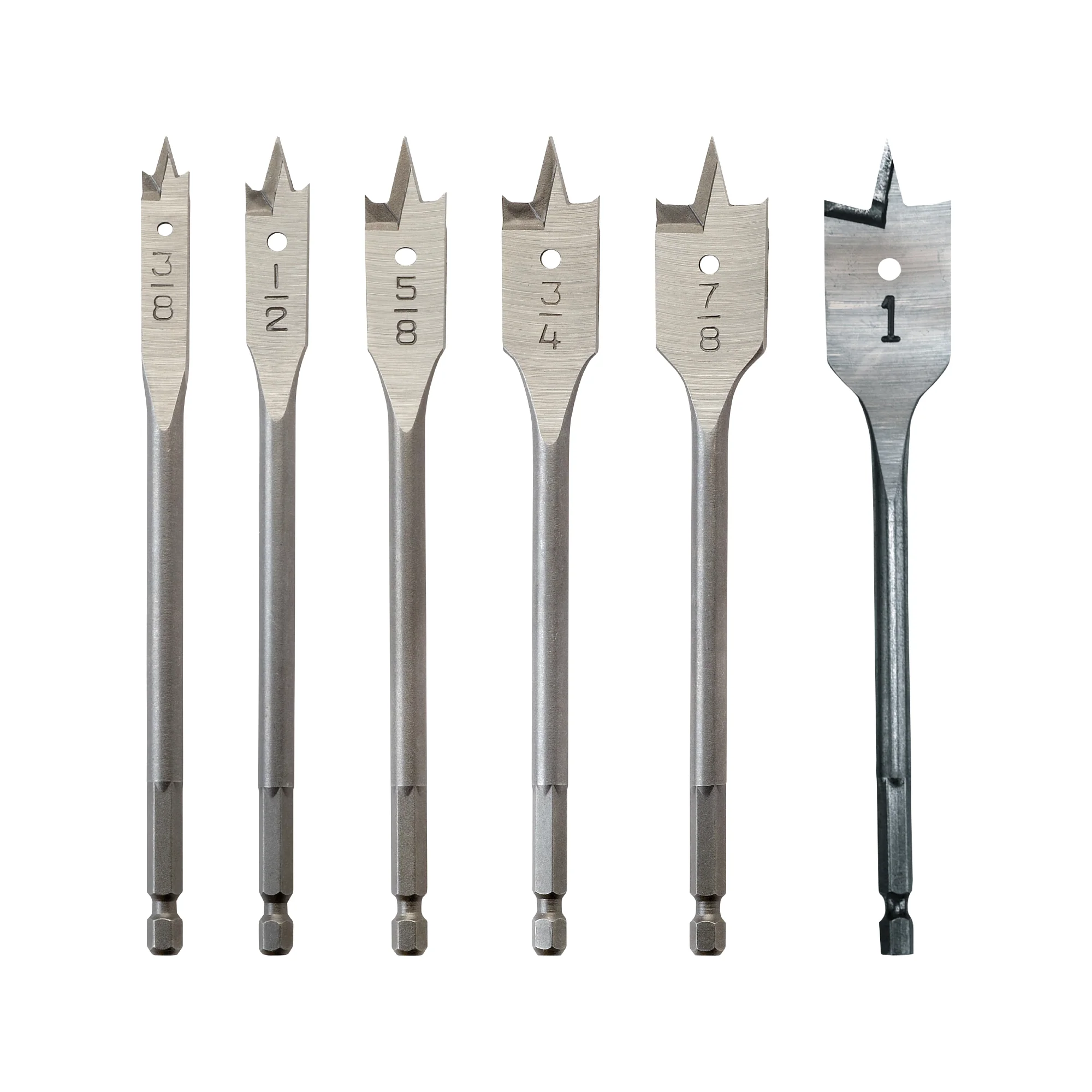 Milwaukee 6 pc. Flat Boring Bit 6" Universal Set