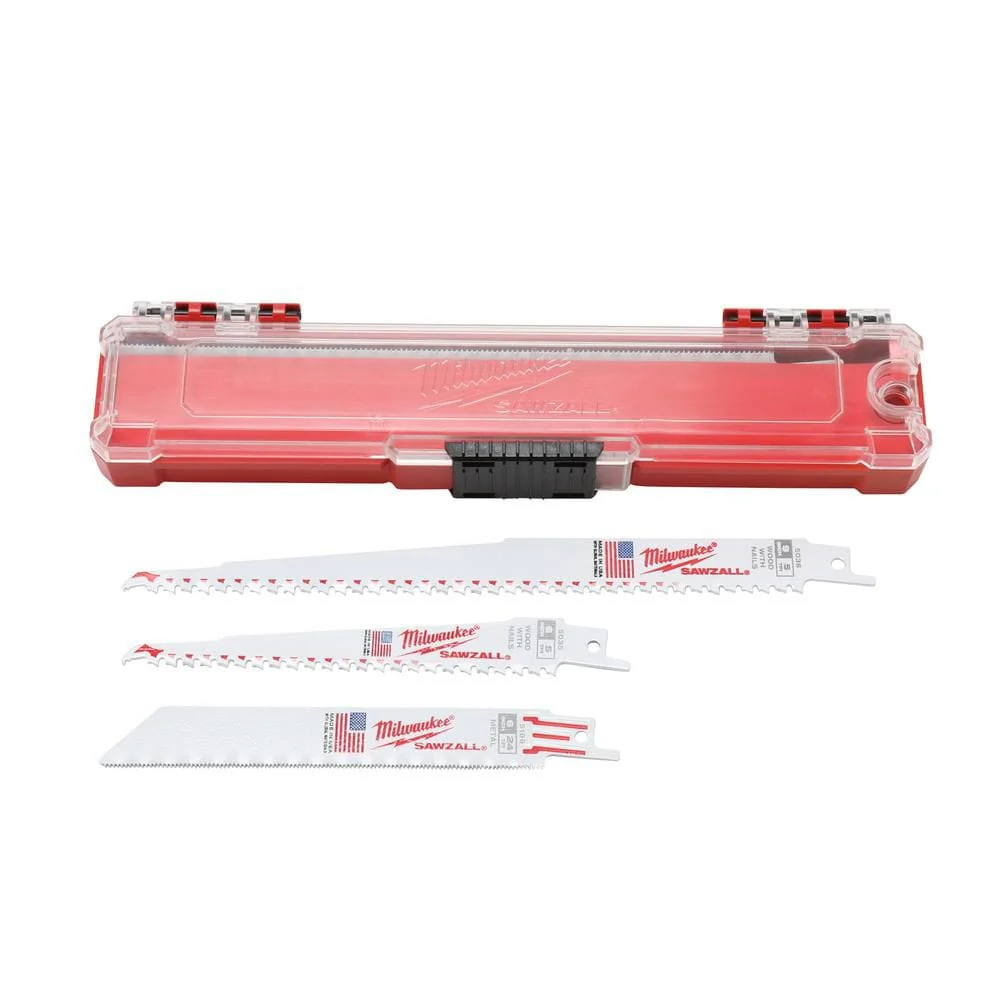 Milwaukee 10 pc. Wood/Metal Cutting Bi-Metal Reciprocating Saw Blade Set - Image 7