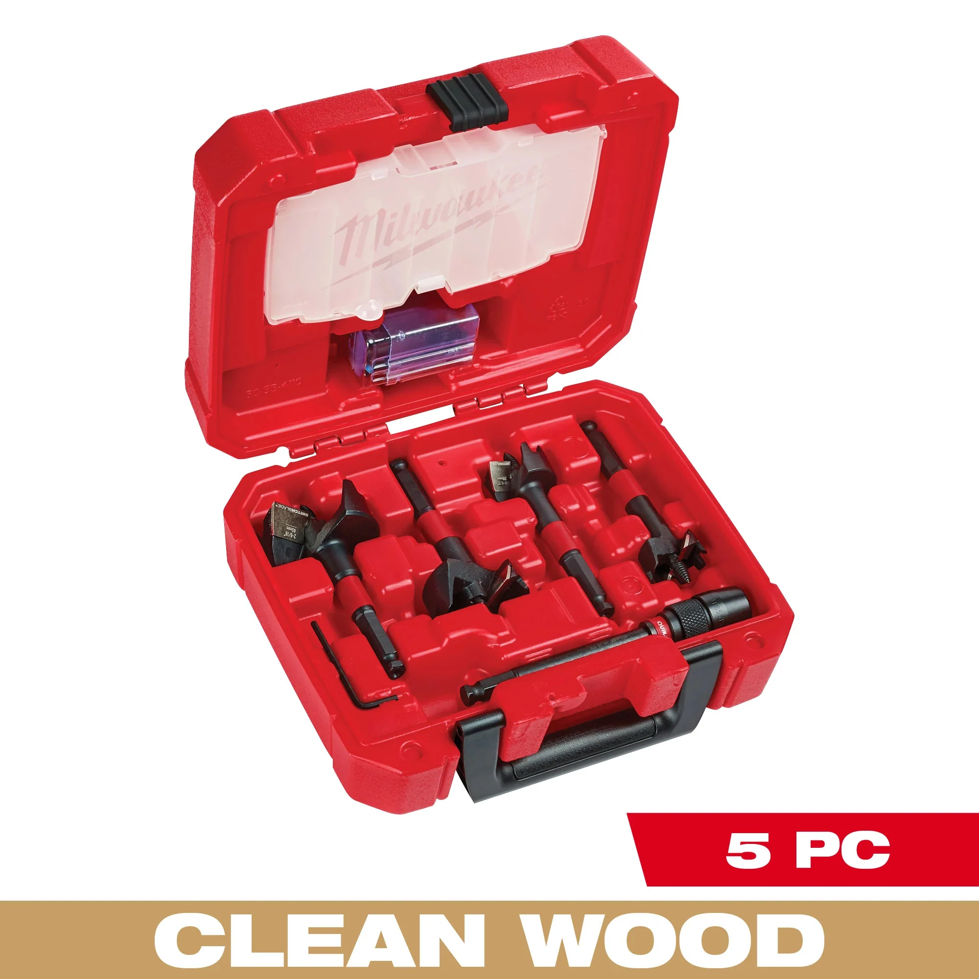 Milwaukee 5 pc. SWITCHBLADE Selfeed Bit Plumber's Kit - Image 2