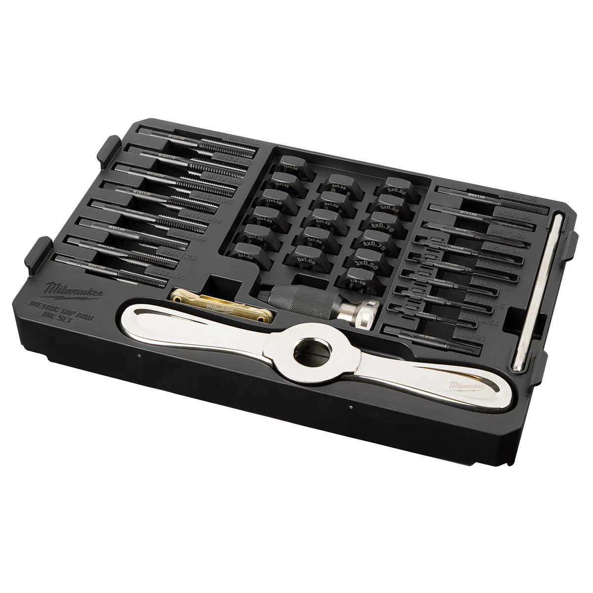 Milwaukee 38 pc. Metric Tap & Die PACKOUT Set w/ HEX-LOK 2-in-1 Handle - Image 7