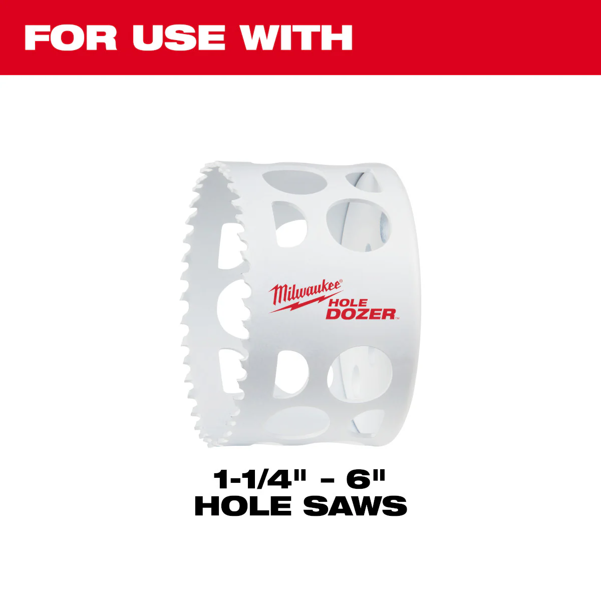 Milwaukee Large Thread No-Wobble Arbor 7/16" Shank - Image 3