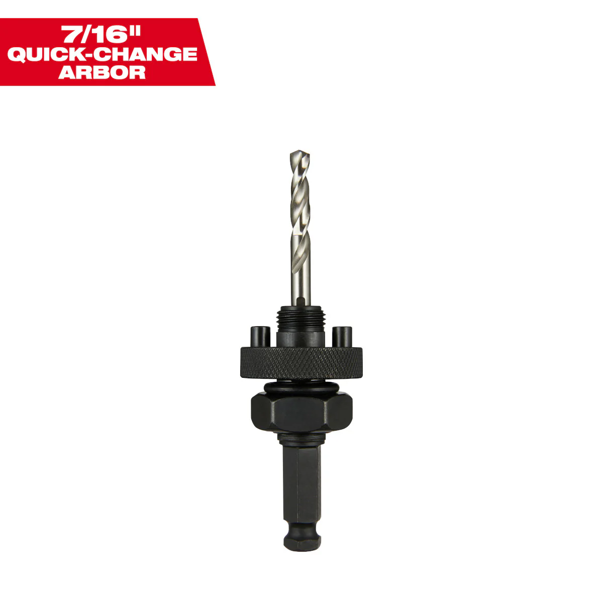 Milwaukee Large Thread No-Wobble Arbor 7/16" Shank - Image 4