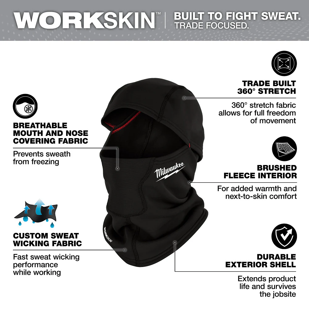Milwaukee WorkSkin Balaclava - Image 2