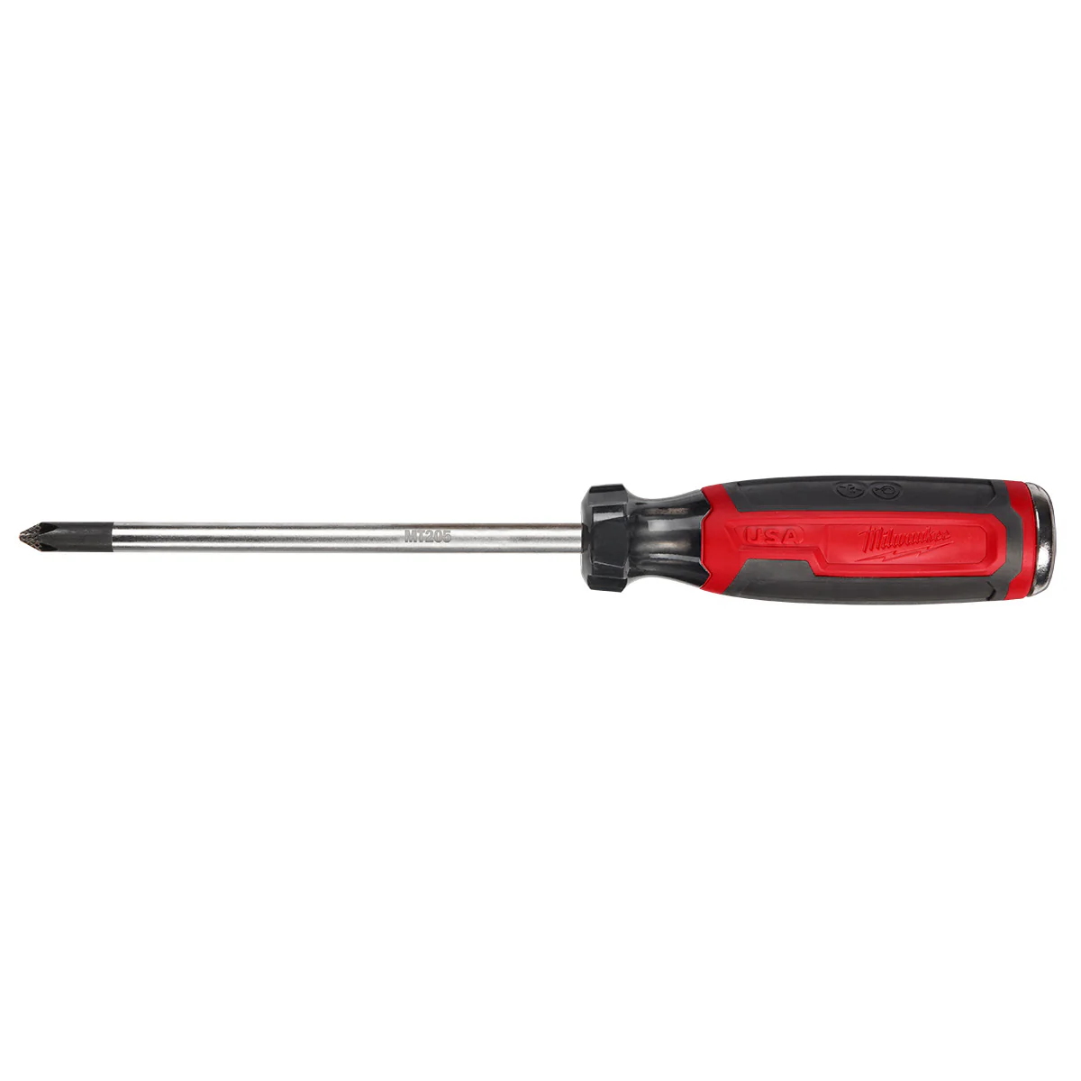 Milwaukee #2 Phillips 6" Cushion Grip Demolition Screwdriver (USA) - Image 2