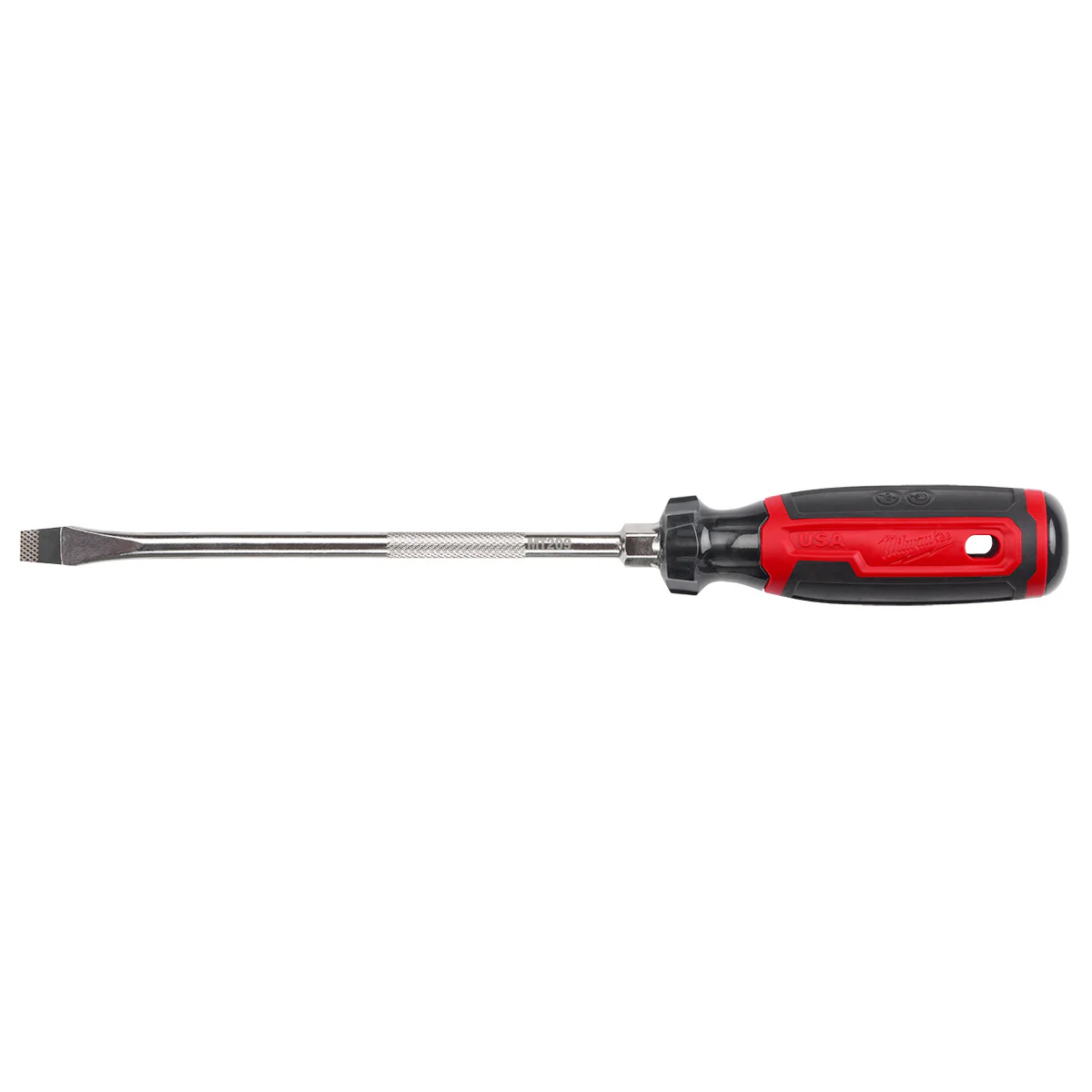 Milwaukee 3/8" Slotted 8" Cushion Grip Screwdriver (USA) - Image 2