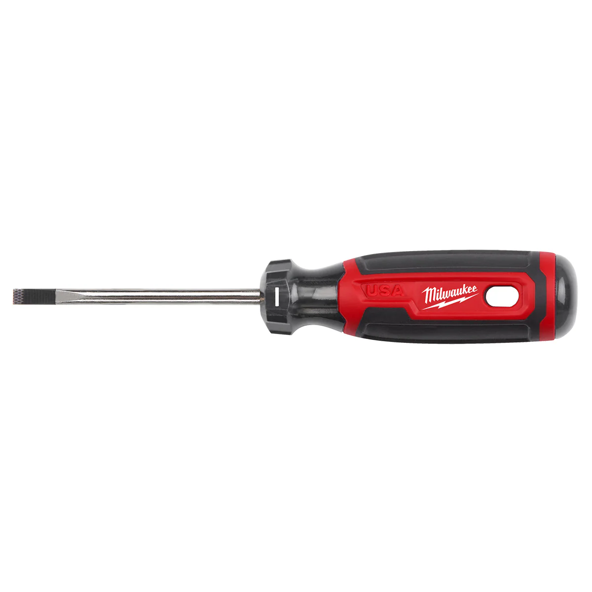 Milwaukee 3/16" Cabinet 3" Cushion Grip Screwdriver (USA)
