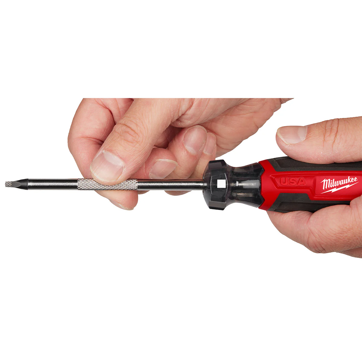Milwaukee #2 Square 4" Cushion Grip Screwdriver (USA) - Image 5