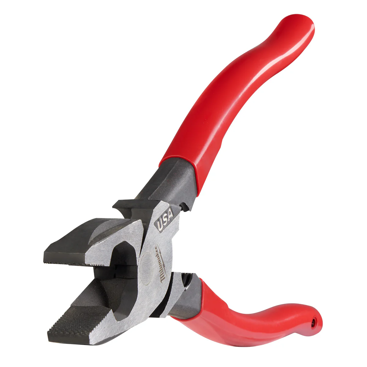 Milwaukee 9" Lineman's Dipped Grip Pliers w/ Thread Cleaner (USA) - Image 4