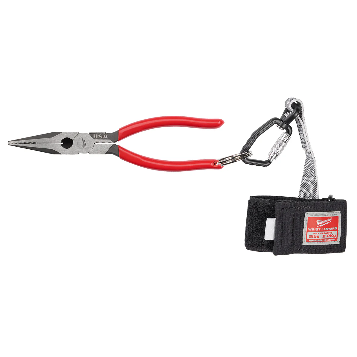 Milwaukee 8" Long Nose Dipped Grip Pliers (USA) - Image 6