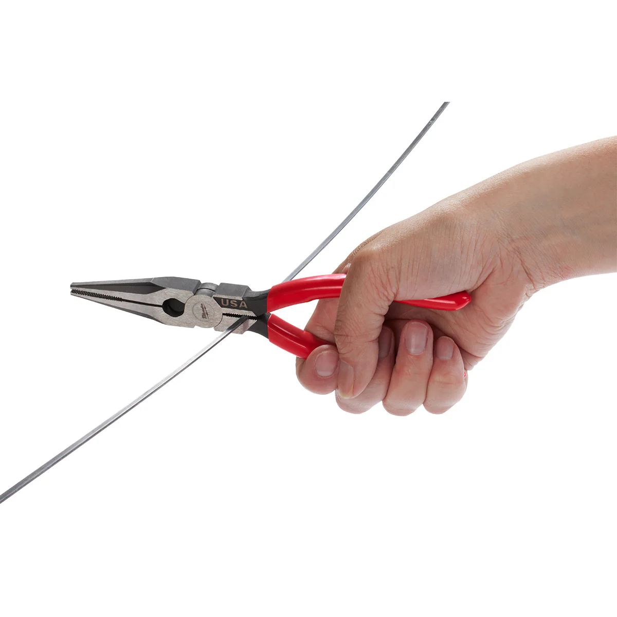 Milwaukee 8" Long Nose Dipped Grip Pliers (USA) - Image 7