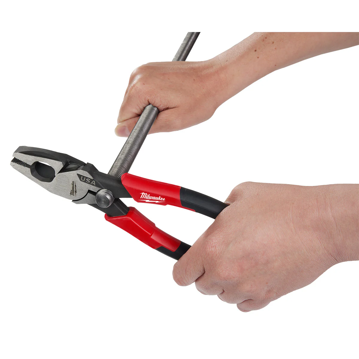 Milwaukee 9" Lineman's Comfort Grip Pliers w/ Thread Cleaner (USA) - Image 6