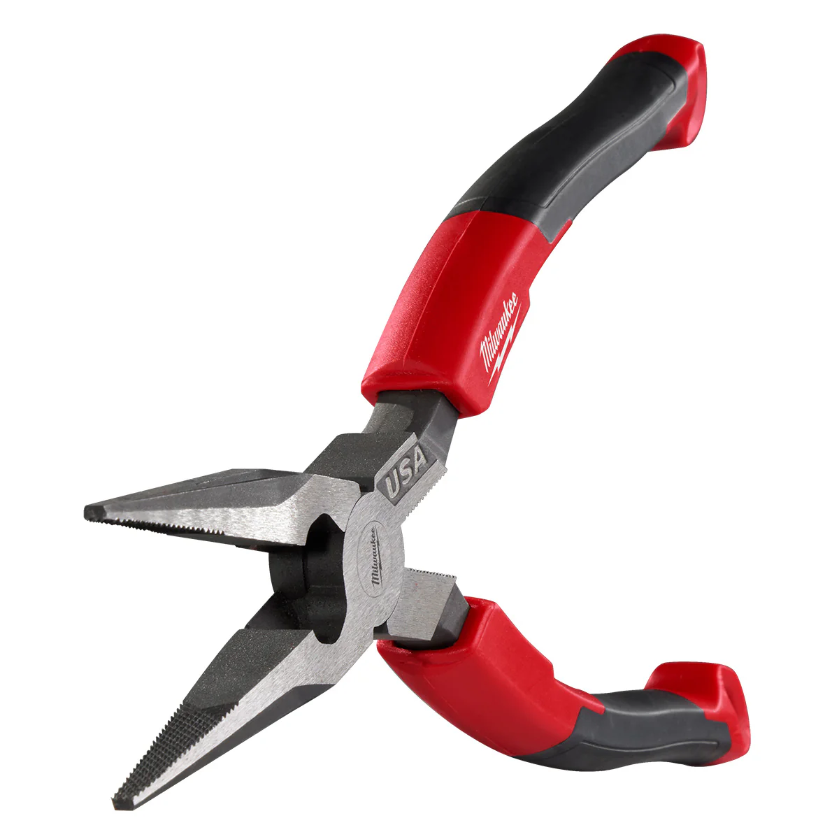 Milwaukee 8" Long Nose Comfort Grip Pliers (USA) - Image 5