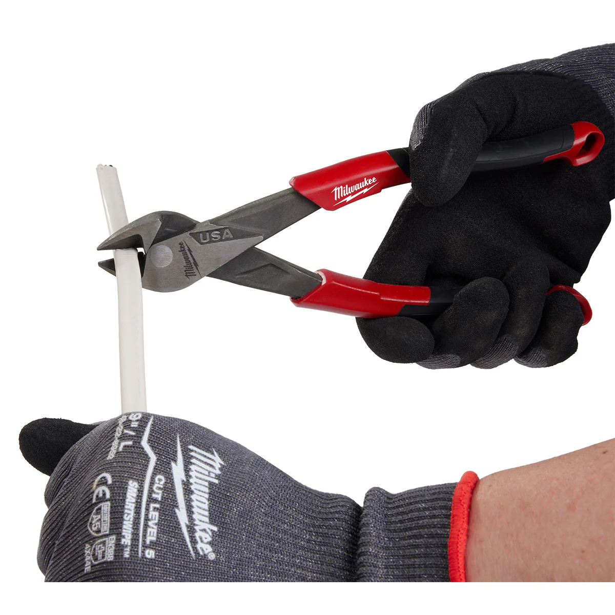 Milwaukee 8" Diagonal Comfort Grip Cutting Pliers (USA) - Image 7