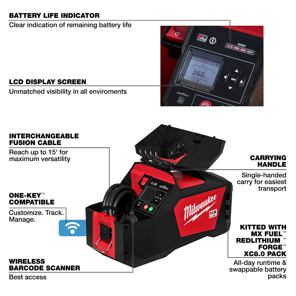 Milwaukee MX FUEL Electrofusion Processor - Image 15