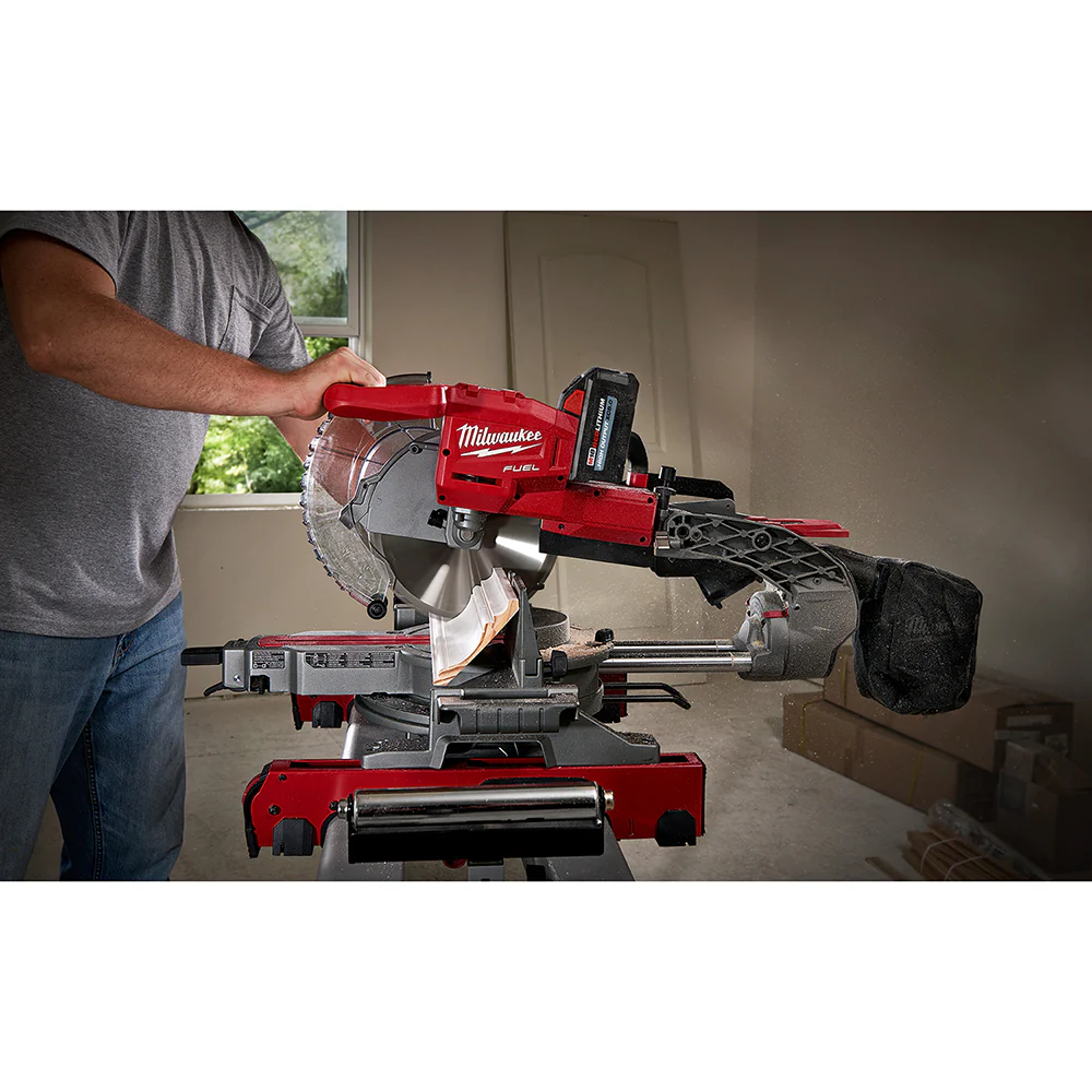 Milwaukee 10" M18 FUEL Cordless Dual Bevel Sliding Compound Miter Saw - Tool Only - Image 10