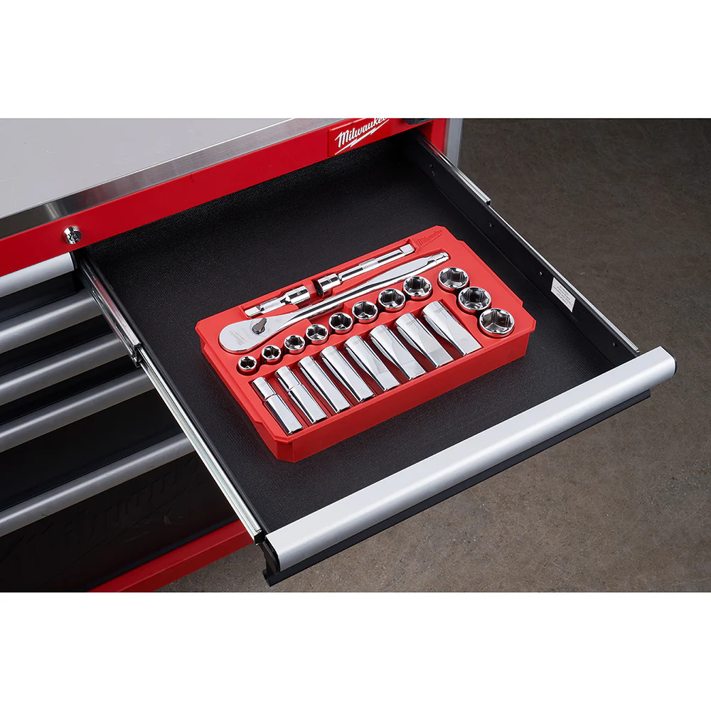 Milwaukee 22 pc. 1/2" Drive Ratchet & Socket Set - SAE - Image 8