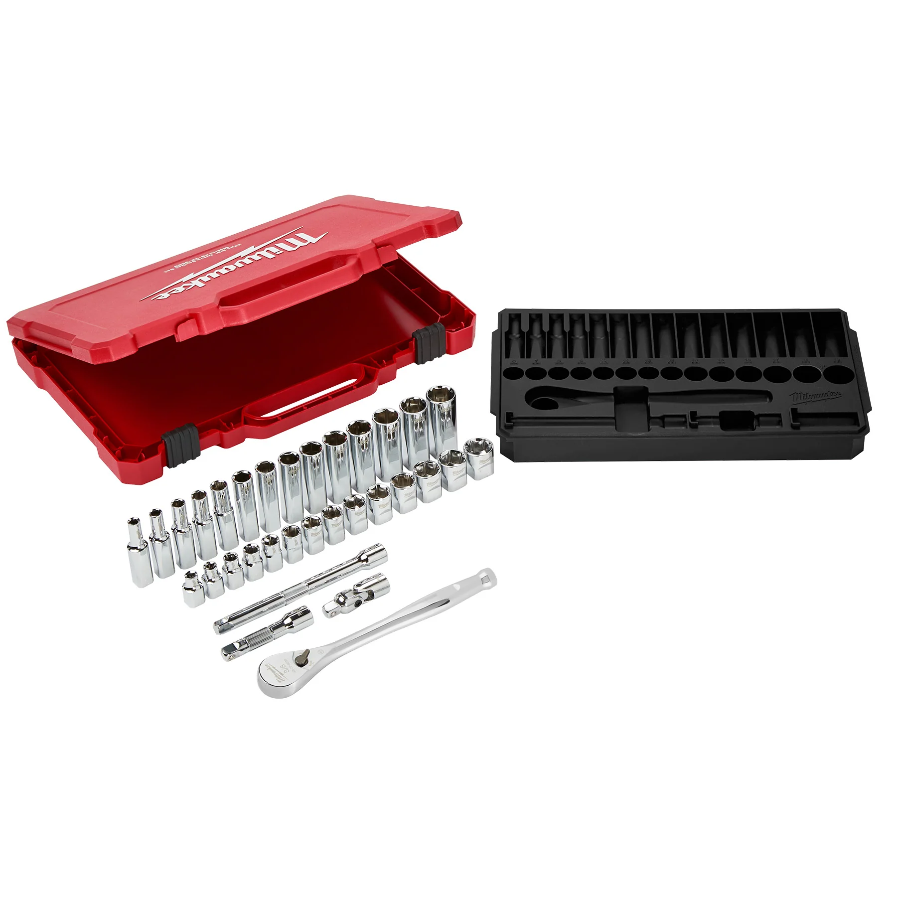 Milwaukee 32 pc. 3/8" Drive Ratchet & Socket Set - Metric - Image 3