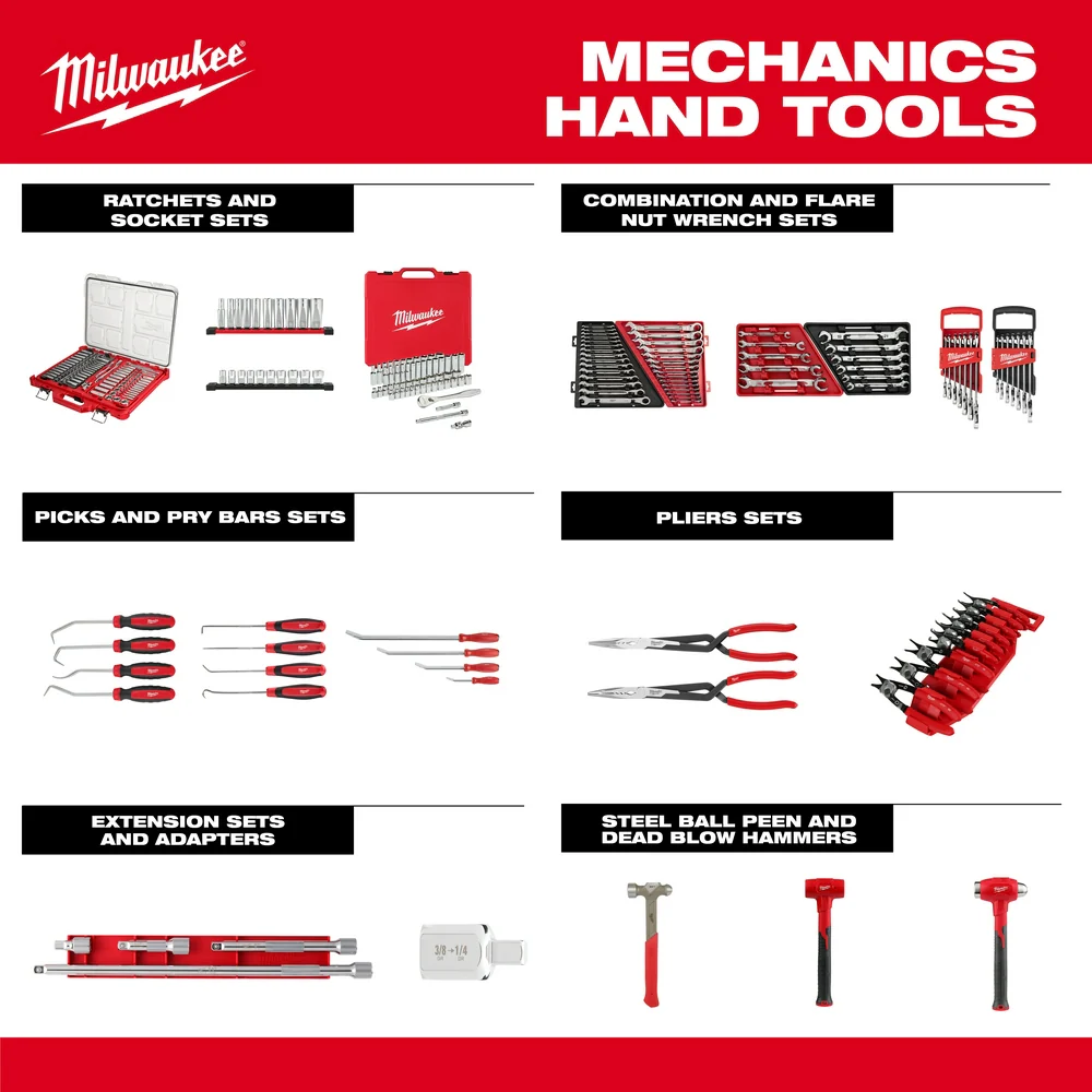Milwaukee 4 pc. 1/4" Drive Extension Set - Image 8