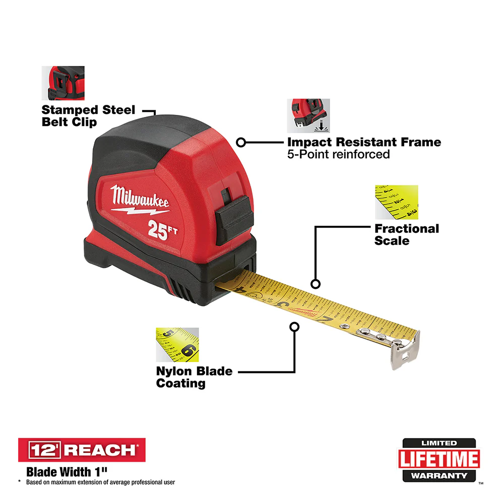 Milwaukee Compact Tape Measure - Image 26