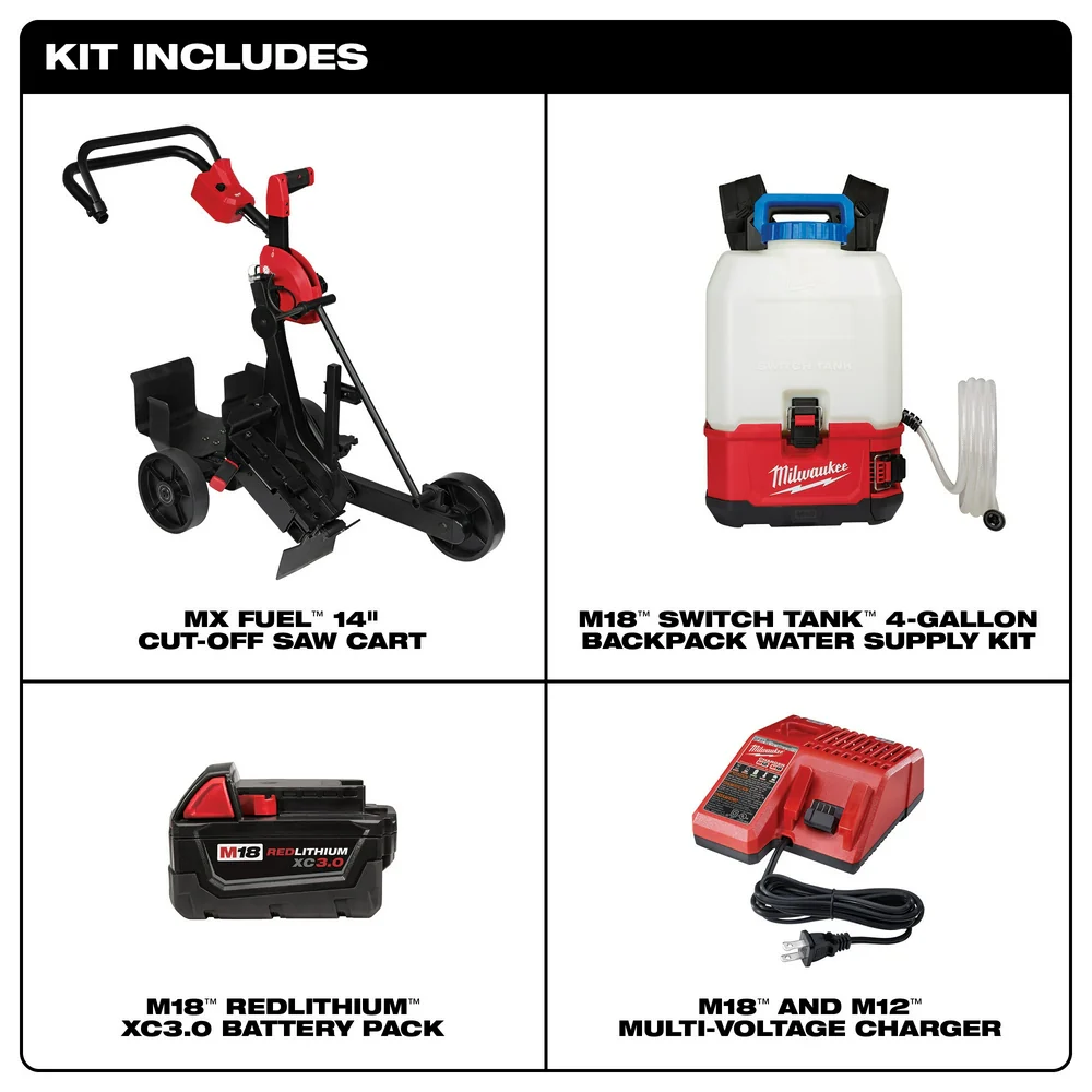 Milwaukee Cut-Off Saw Cart Kit - Image 7