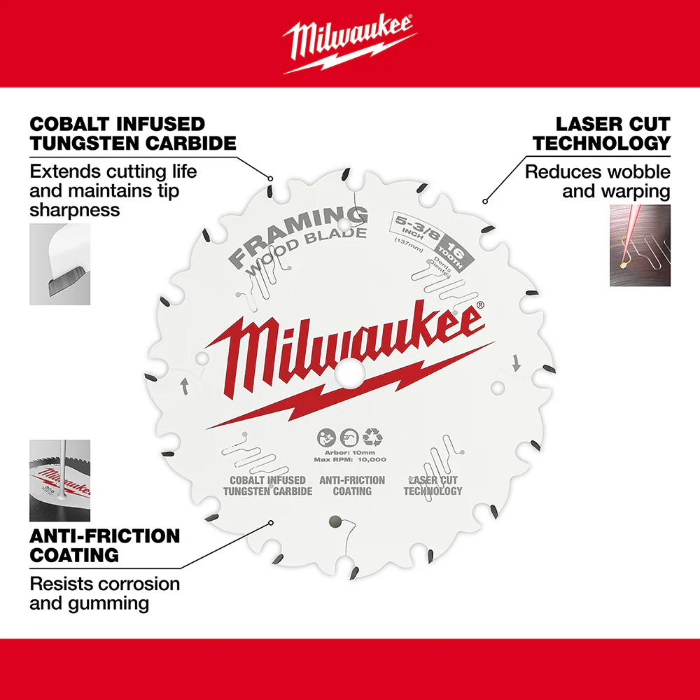 Milwaukee Framing Circular Saw Blade - Image 4