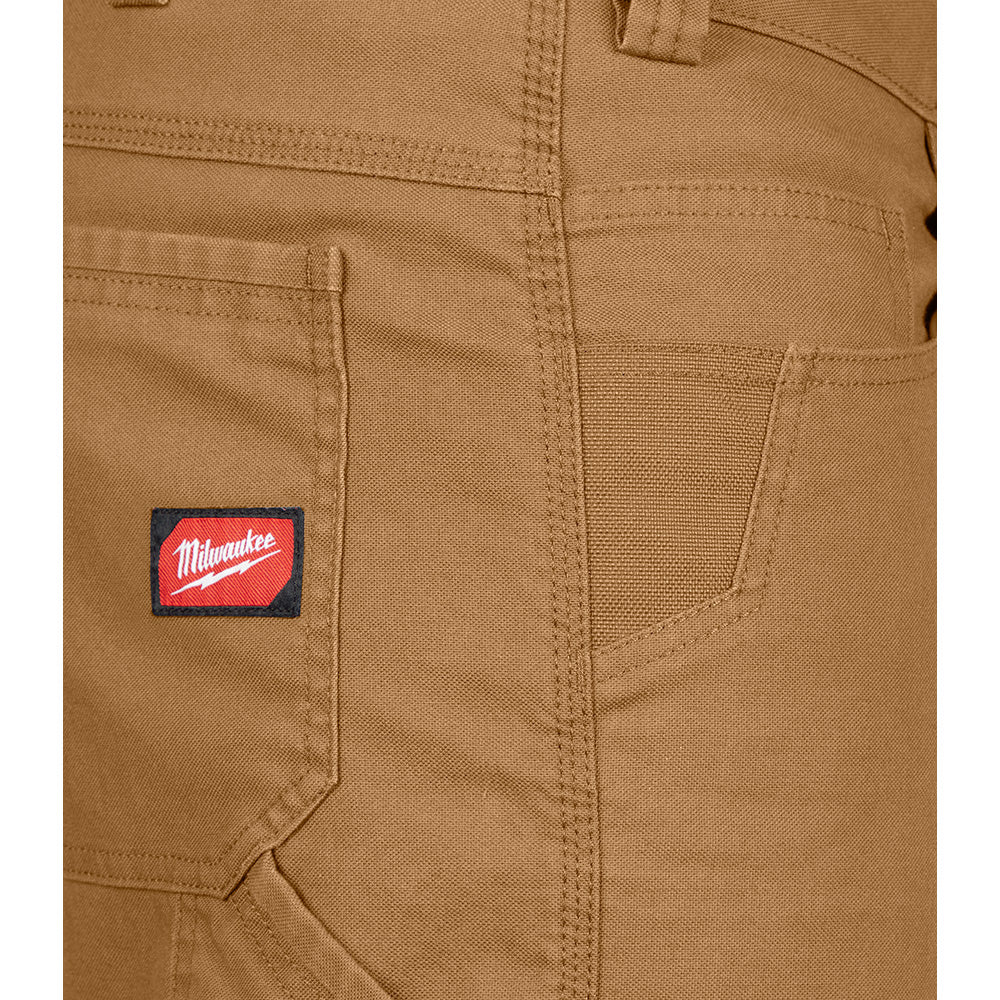 Milwaukee Heavy Duty Flex Work Pants - Khaki - Image 10